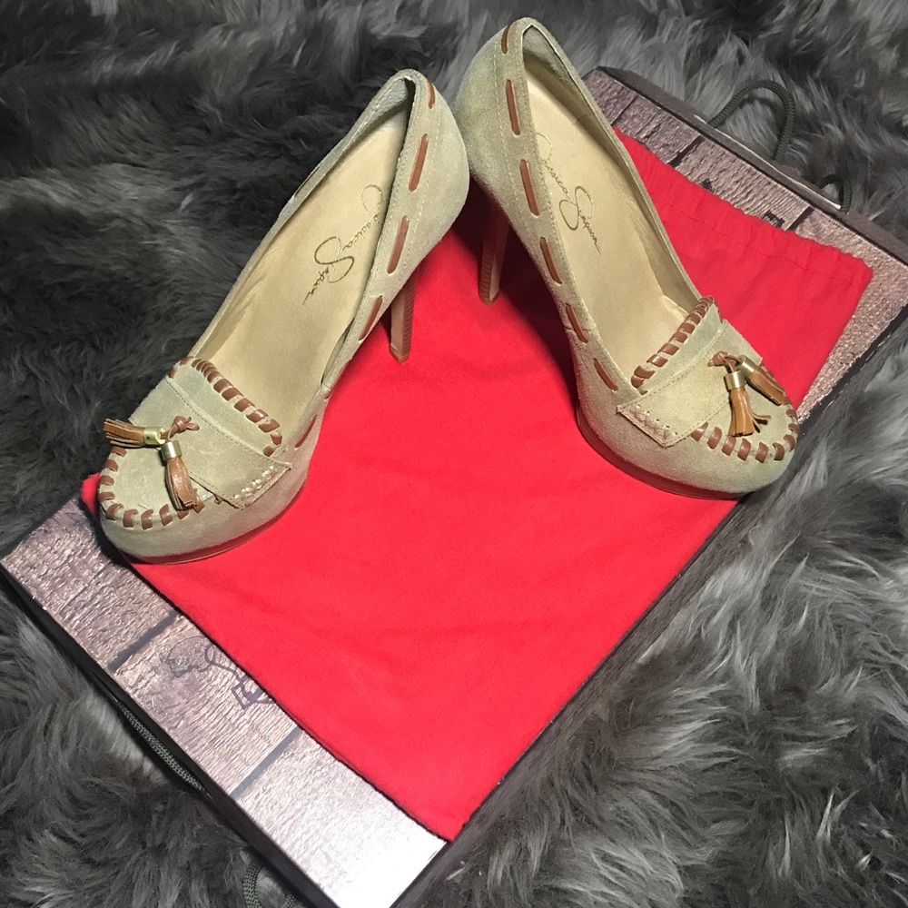 Jessica Simpson Moccasin Pumps